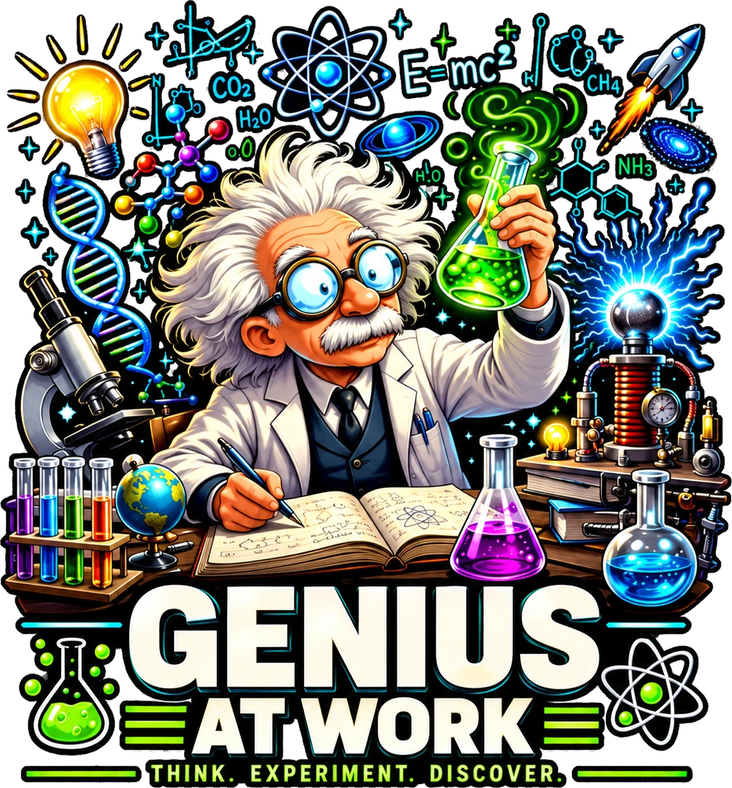 Arte das costas Genius at work versão 2