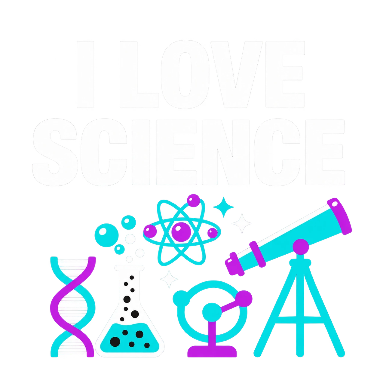 Arte das costas I love science
